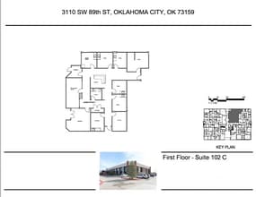 3110 SW 89th St, Oklahoma City, OK à louer Plan d’étage– Image 1 sur 9
