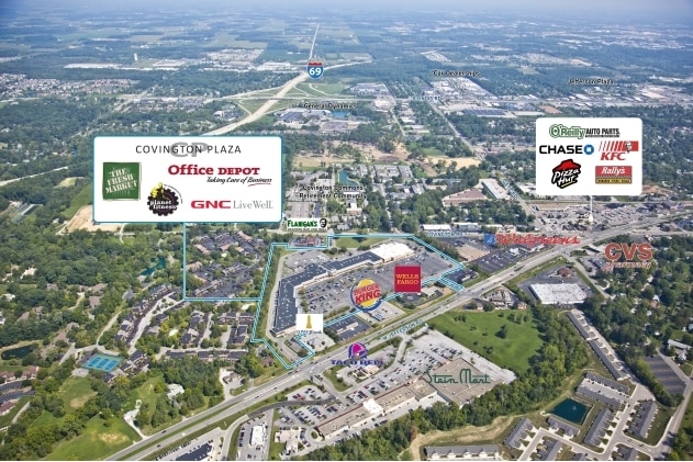 6306-6410 W Jefferson Blvd, Fort Wayne, IN à louer - Aérien – Image 2 sur 14