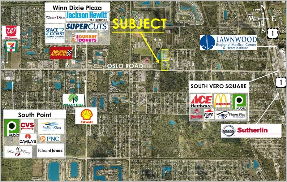 1300 9th St SW, Vero Beach, FL à vendre - Aérien – Image 1 sur 4