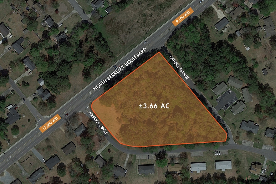 North Berkeley Blvd, Goldsboro, NC à vendre - Aérien – Image 2 sur 2
