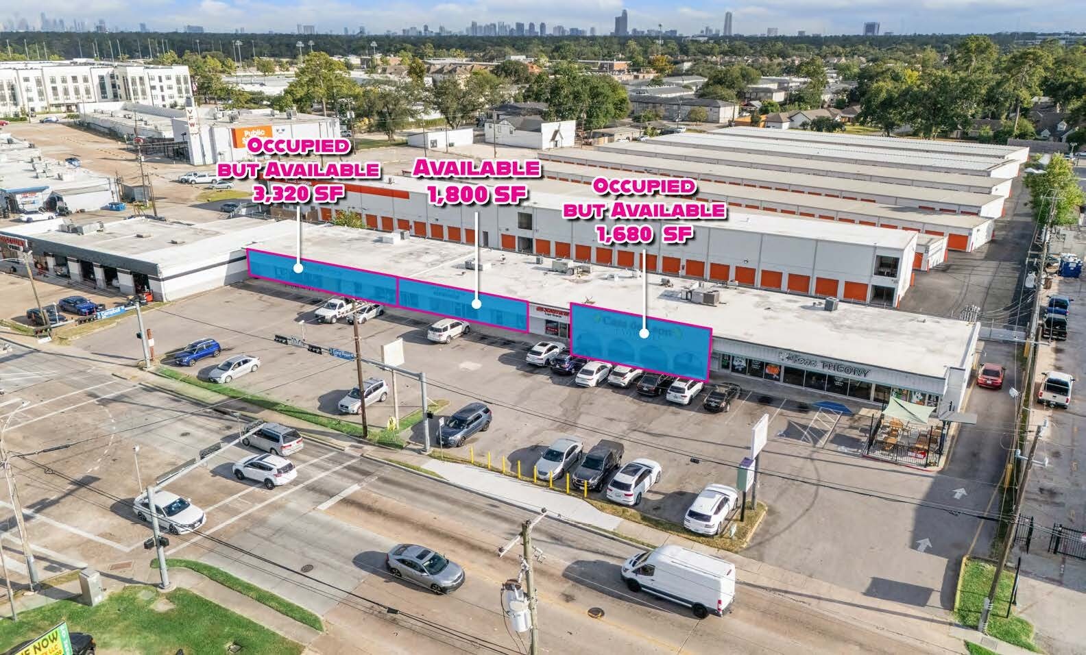 9207-9221 Long Point Rd, Houston, TX à louer Photo de l’immeuble– Image 1 sur 5