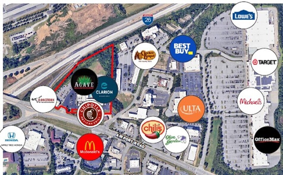 550 Airport Dr, Fletcher, NC à louer - Photo de l’immeuble – Image 2 sur 2