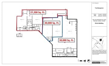 165-185 Montée de Liesse, Montréal, QC à louer Plan d’étage– Image 2 sur 3