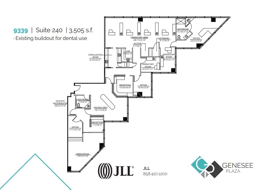 9333 Genesee Ave, San Diego, CA à louer Plan d’étage– Image 1 sur 6