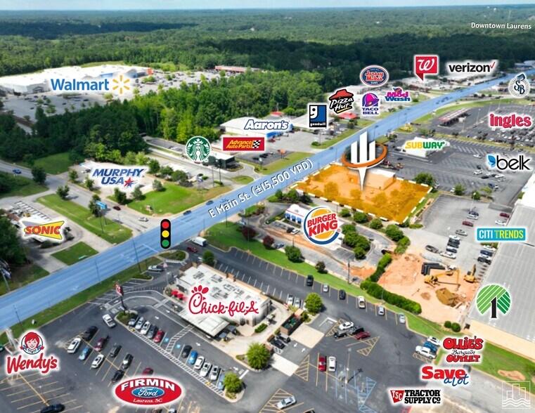 913 E Main St, Laurens, SC à vendre - Photo de l’immeuble – Image 2 sur 6
