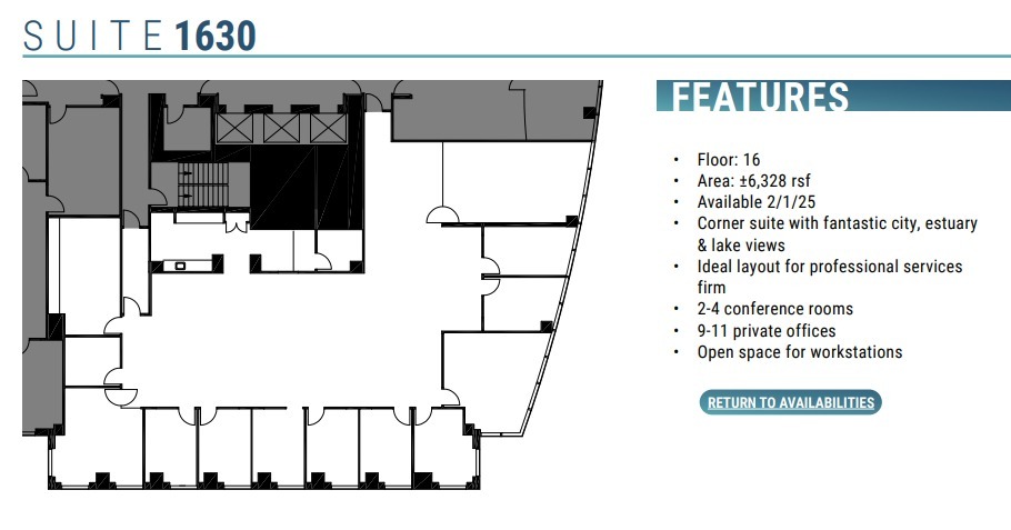 1111 Broadway, Oakland, CA à louer Plan d’étage– Image 1 sur 1