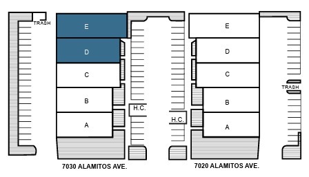 7030 Alamitos Ave, San Diego, CA à louer Plan de site– Image 1 sur 1