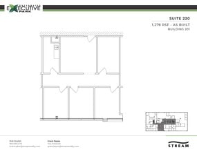 301 McCullough Dr, Charlotte, NC à louer Plan d’étage– Image 1 sur 1
