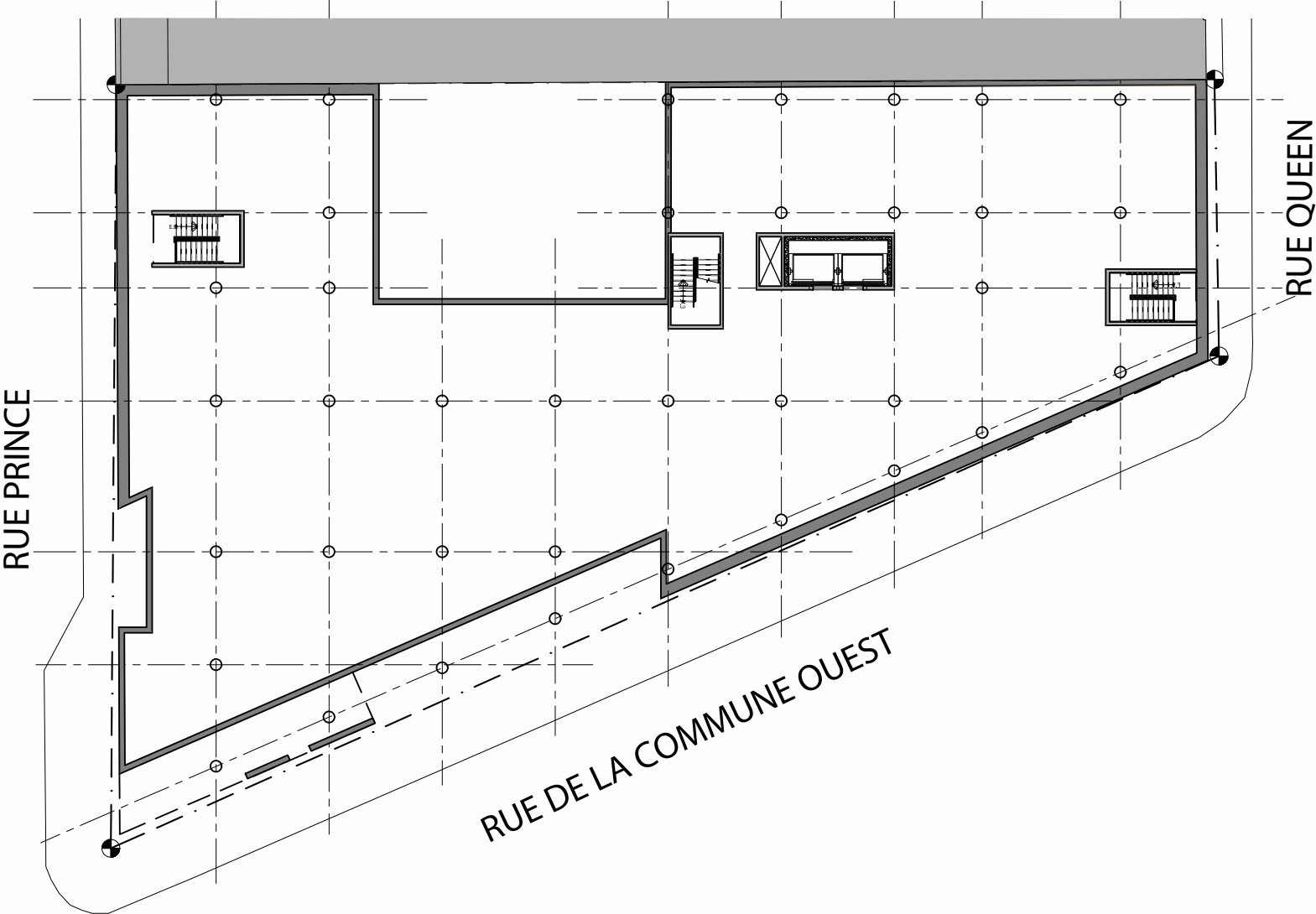 731-759 Rue de la Commune Ouest, Montréal, QC à louer Plan de site– Image 1 sur 2