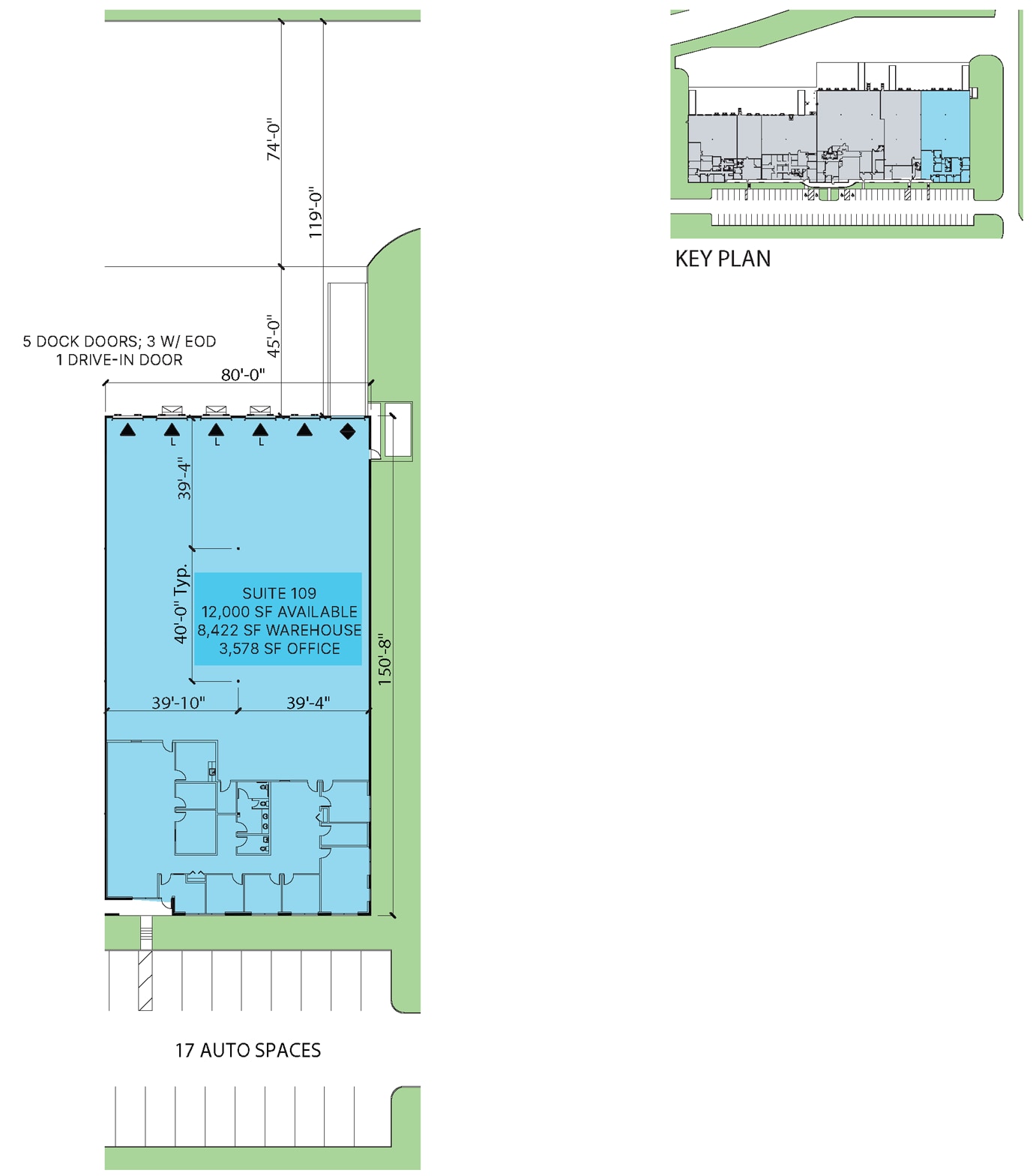 560 Atlanta S Pky, College Park, GA à louer Plan d’étage– Image 1 sur 1