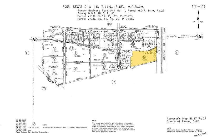 4175 Cincinnati Ave, Rocklin, CA à louer - Plan cadastral – Image 3 sur 3