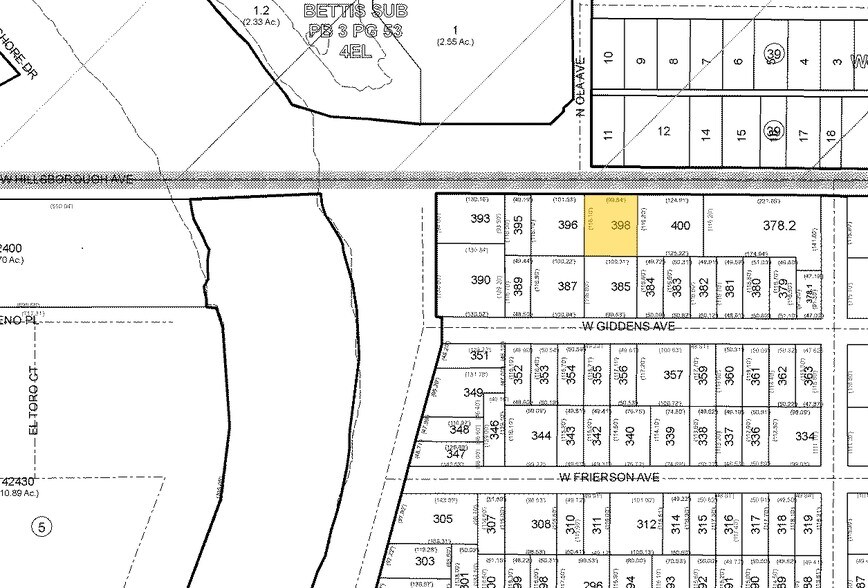 246 W Hillsborough Ave, Tampa, FL à louer - Plan cadastral – Image 2 sur 16