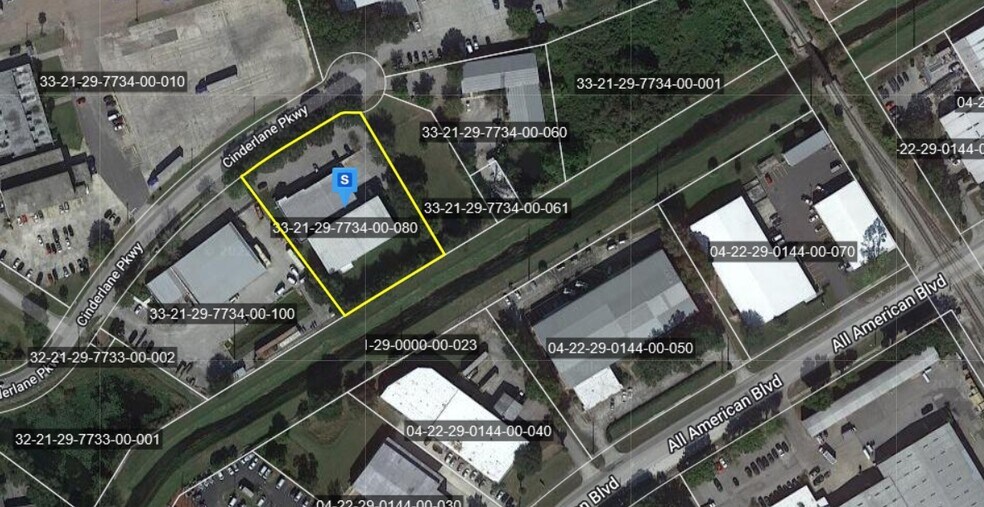 6025 Cinderlane Pky, Orlando, FL à vendre - Plan cadastral – Image 2 sur 2