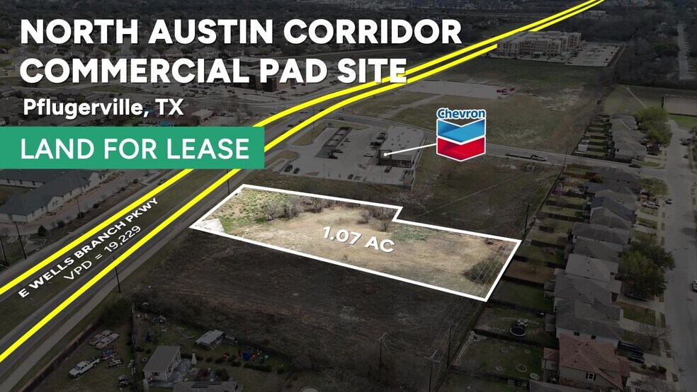 E Wells Branch Parkway, Pflugerville, TX à louer - Photo principale – Image 1 sur 8
