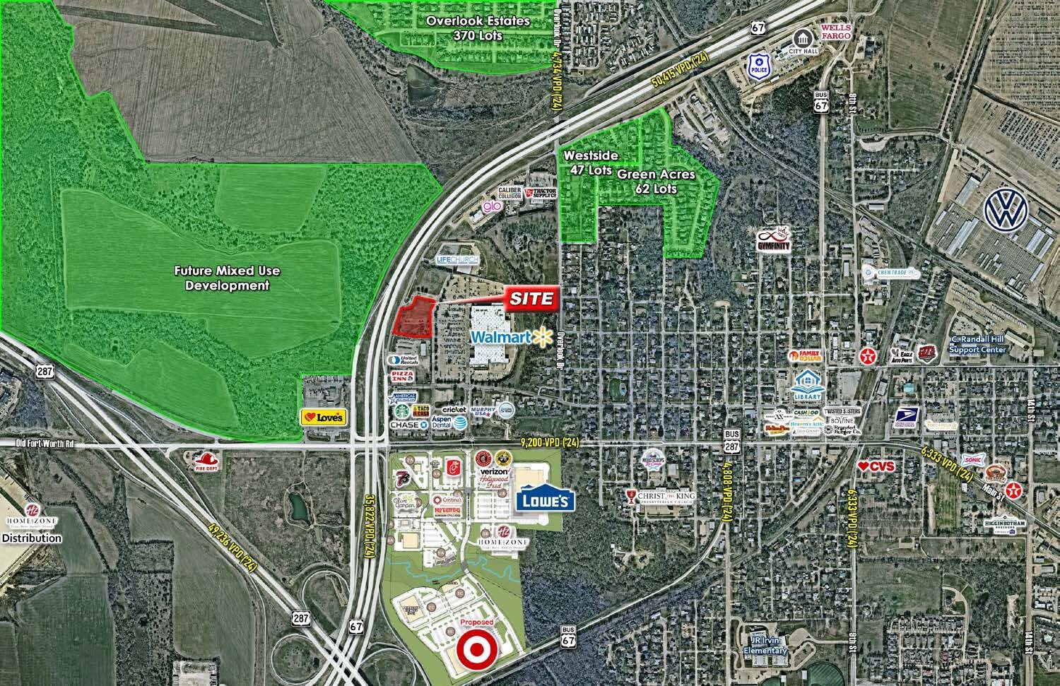 NEQ Hwy 67 & Main St (Bus 287), Midlothian, TX à vendre Photo principale– Image 1 sur 4