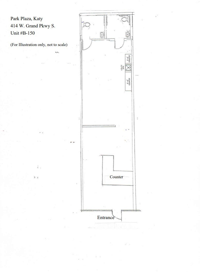 414 W Grand Pky, Katy, TX à louer Plan d’étage– Image 1 sur 3