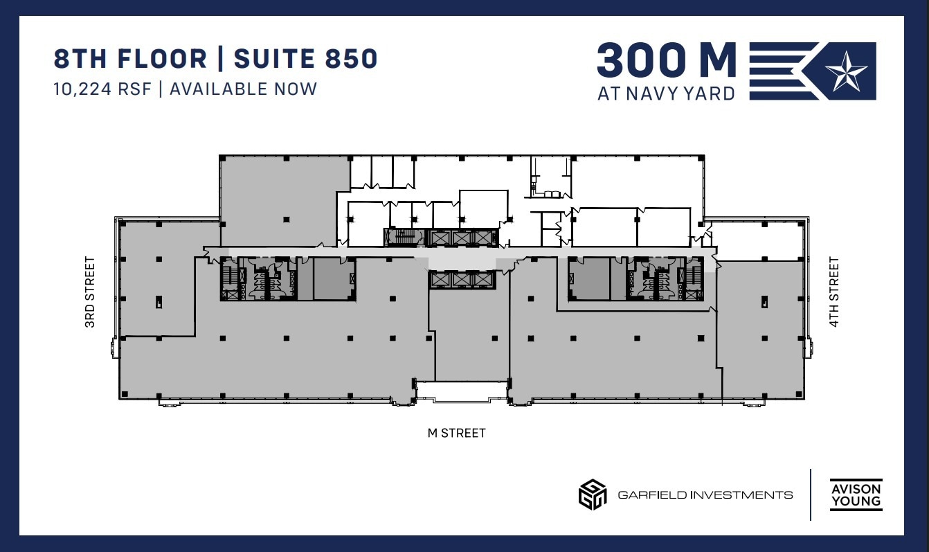 300 M St SE, Washington, DC à louer Plan d’étage– Image 1 sur 1