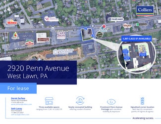 Plus de détails pour 2920 Penn Ave, Reading, PA - Local commercial à louer