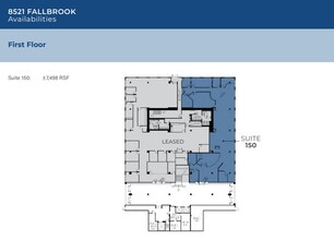 8521 Fallbrook Ave, West Hills, CA à louer Plan d’étage– Image 1 sur 1