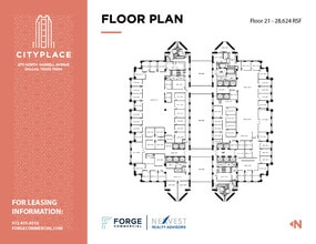 2711 N Haskell Ave, Dallas, TX à louer Plan d’étage– Image 1 sur 1