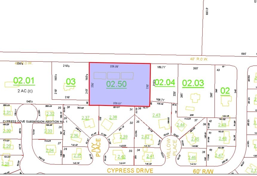 3066 N Bethel Rd, Decatur, AL à vendre - Plan cadastral – Image 1 sur 1
