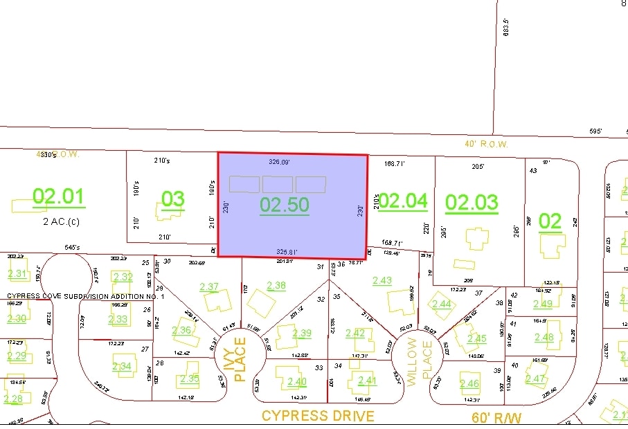 Plan cadastral
