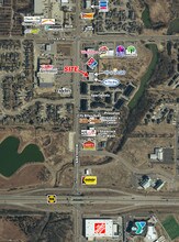 3700-3708 N Woodlawn Blvd, Wichita, KS - Vue aérienne vue de carte