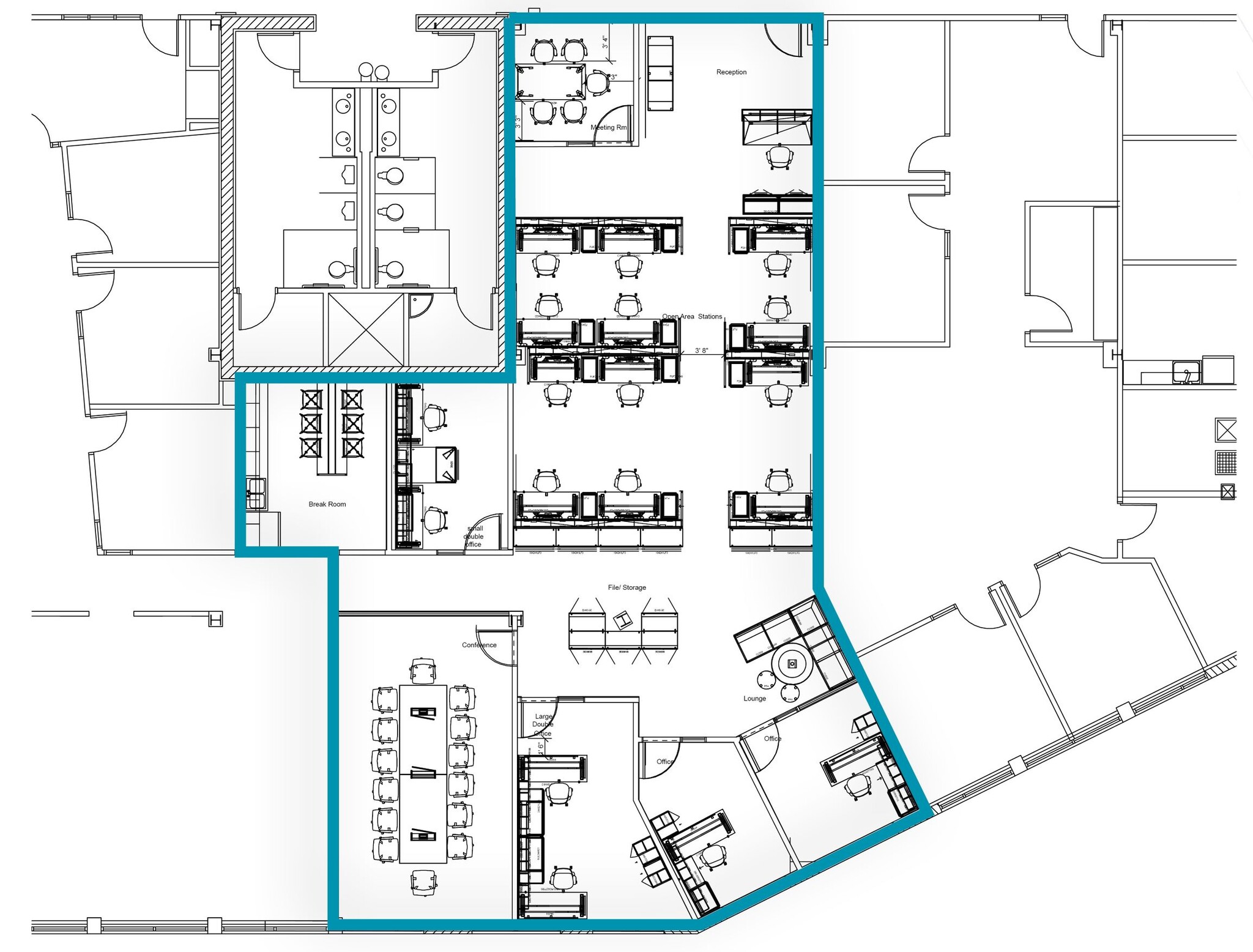 412 E Parkcenter Blvd, Boise, ID à louer Plan d’étage– Image 1 sur 15