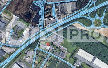 Vendin Le Veil, PDC - Vue aérienne  vue de carte