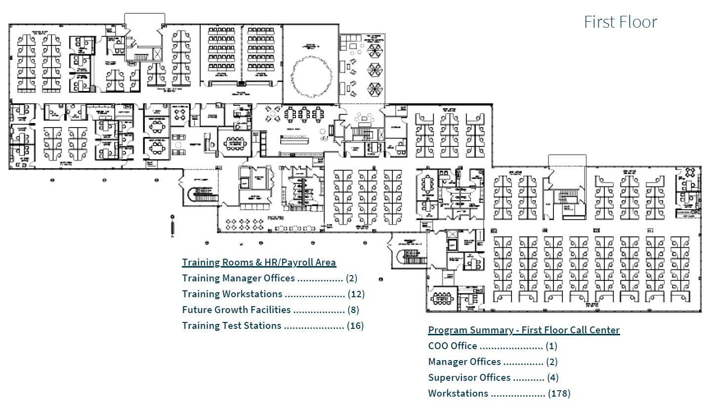 1000 Louis Rose Pl, Charlotte, NC à louer Plan d’étage– Image 1 sur 7