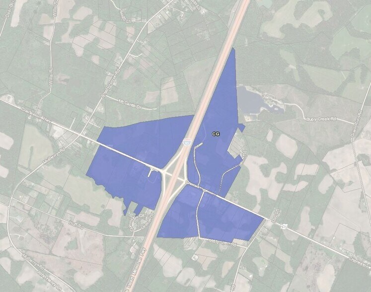 I-95, Saint George, SC à vendre - Aérien – Image 3 sur 8