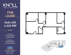 15400 Knoll Trail Dr, Dallas, TX à louer Plan d’étage– Image 1 sur 1