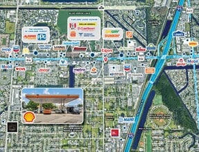 2090 W Oakland Park Blvd, Oakland Park, FL - VUE AÉRIENNE  vue de carte