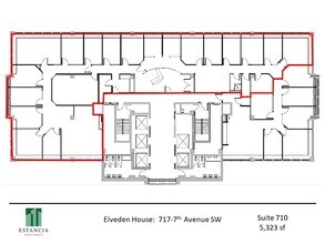 717 7th Ave SW, Calgary, AB à louer Plan d’étage– Image 1 sur 9