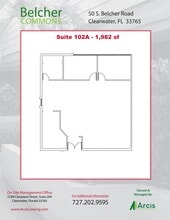 50 S Belcher Rd, Clearwater, FL à louer Plan de site– Image 1 sur 1