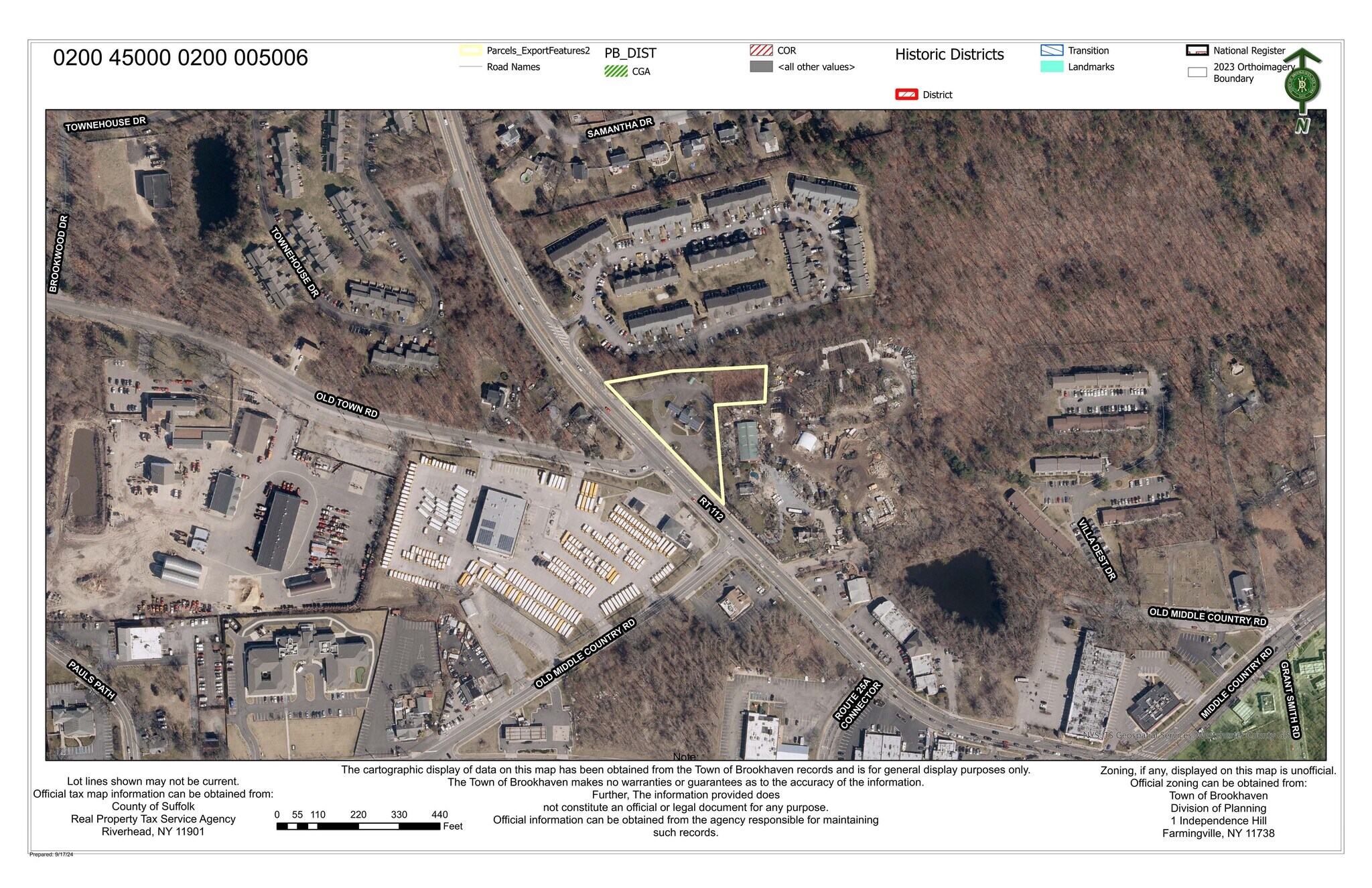 2201 Route 112, Coram, NY à louer Plan de site– Image 1 sur 5