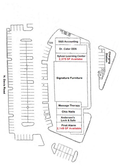 1463-1473 N Davis Rd, Salinas, CA à louer - Plan de site – Image 3 sur 10