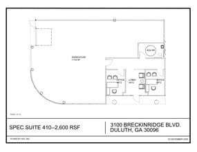 3100 Breckinridge Blvd, Duluth, GA à louer Plan de site– Image 1 sur 8