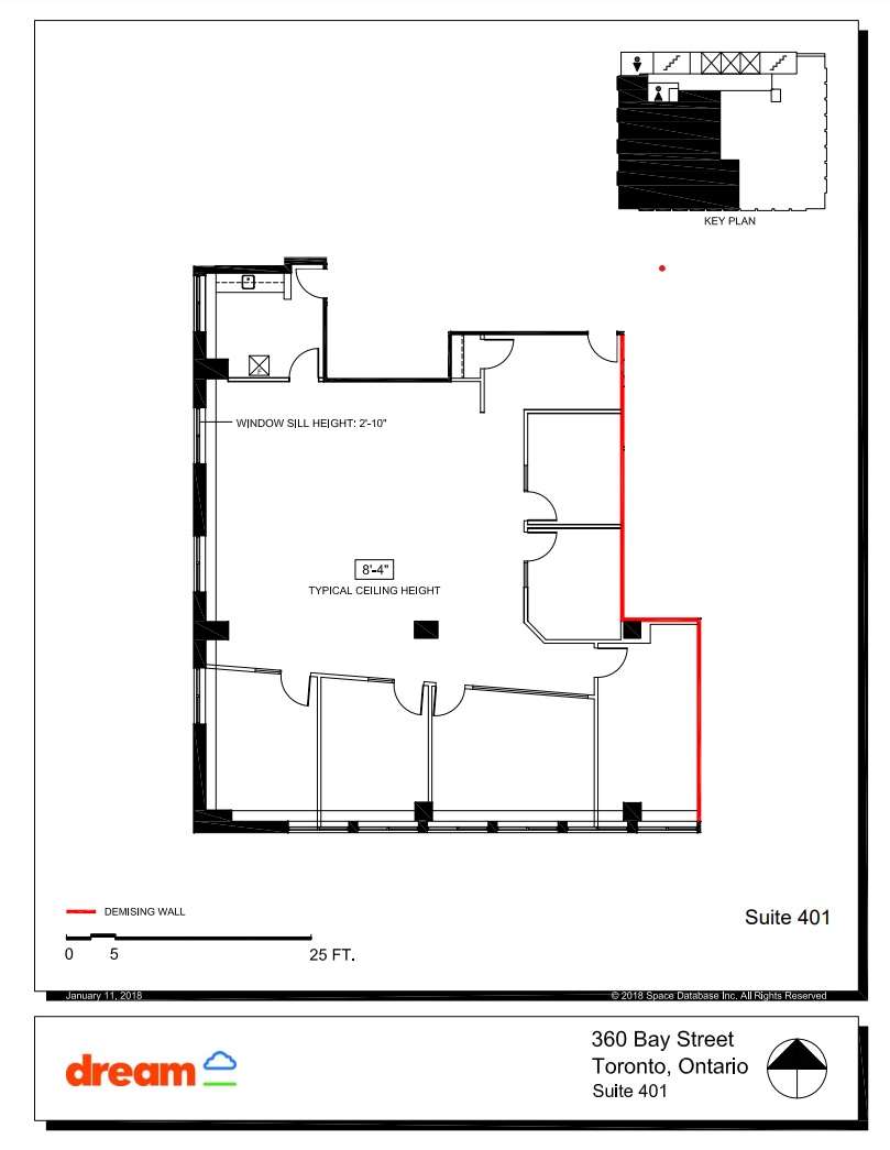 360 Bay St, Toronto, ON à louer Plan d’étage– Image 1 sur 1