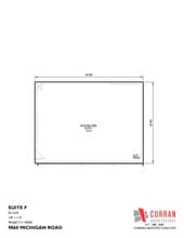 9830 N Michigan Rd, Carmel, IN à louer Plan d’étage– Image 2 sur 5