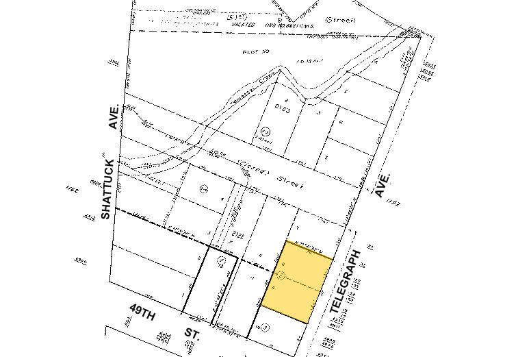 4911-4929 Telegraph Ave, Oakland, CA à louer - Plan cadastral – Image 2 sur 3