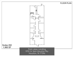 9701 N Sam Houston Pky, Humble, TX à louer Plan d’étage– Image 1 sur 1