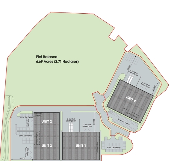 Gloucester Rd, Haresfield à vendre - Plan de site – Image 2 sur 2