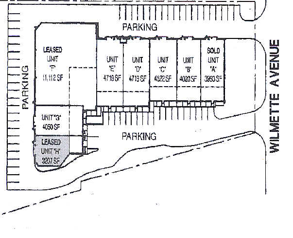 8404 S Wilmette Ave, Darien, IL à louer - Plan cadastral – Image 2 sur 8