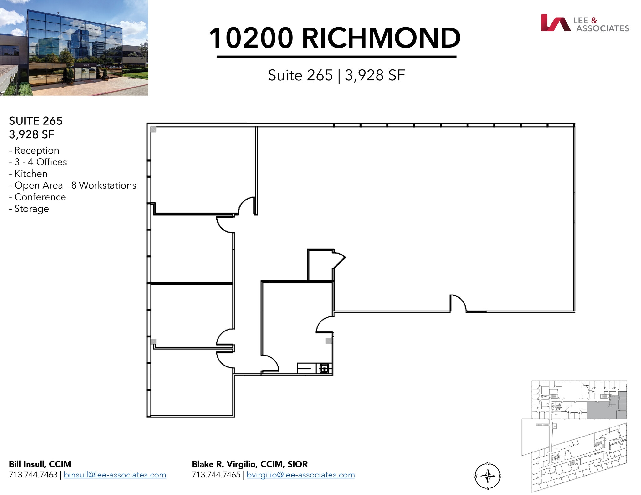 10200 Richmond Ave, Houston, TX à louer Plan d’étage– Image 1 sur 1