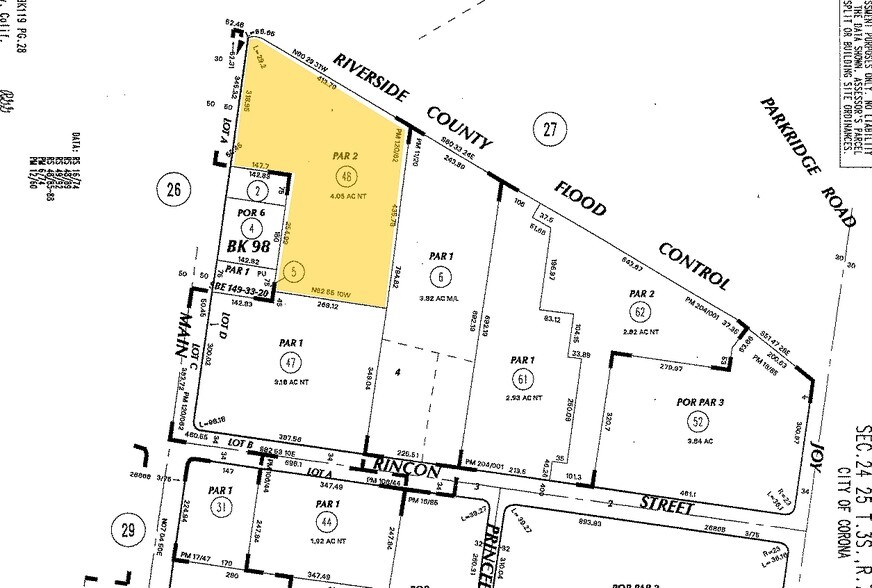 623 N Main St, Corona, CA à louer - Plan cadastral – Image 2 sur 20