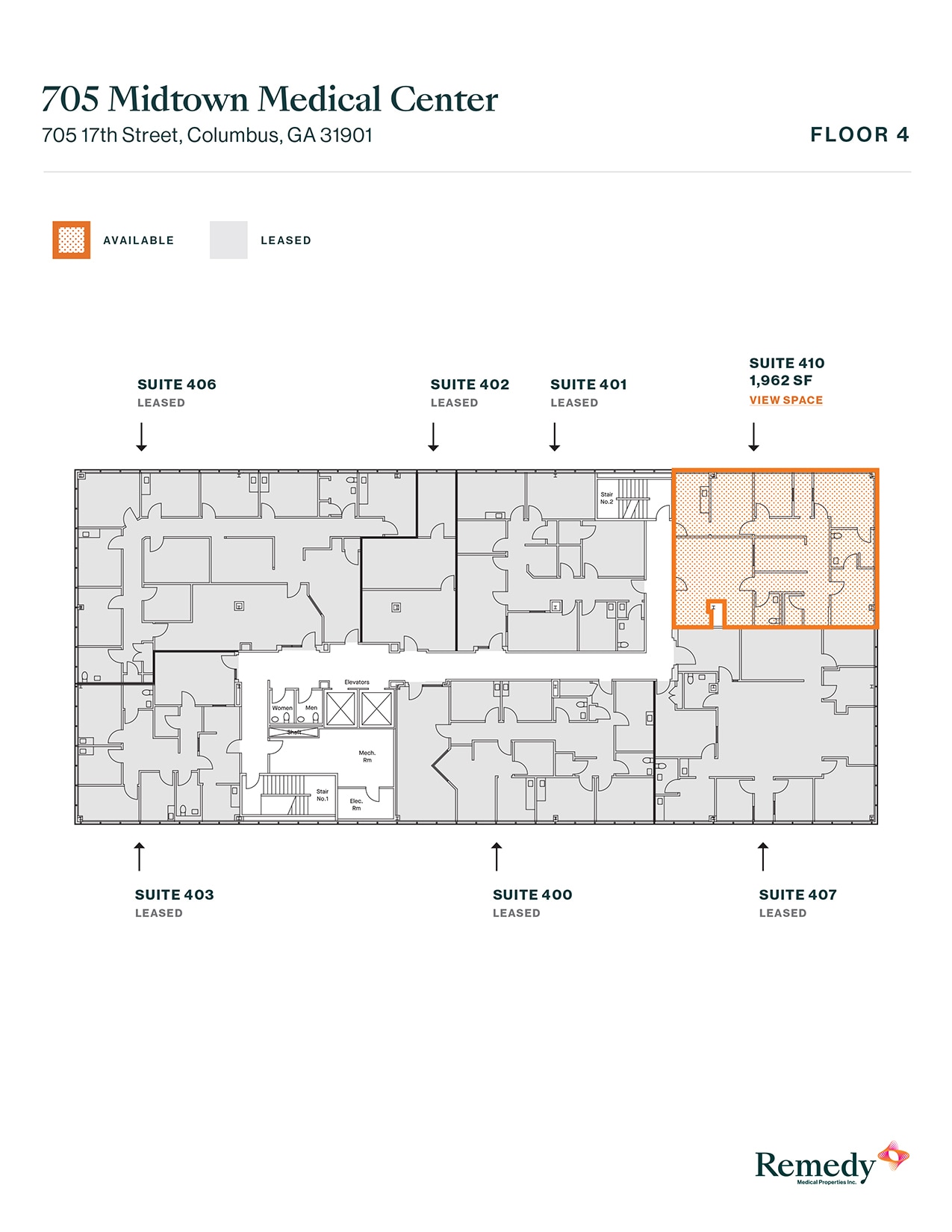705 17th St, Columbus, GA à louer Plan d’étage– Image 1 sur 1