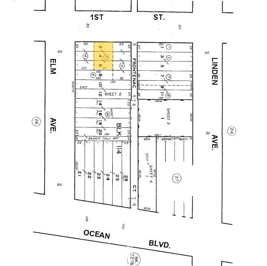 406 E 1st St, Long Beach, CA à vendre - Plan cadastral – Image 3 sur 4