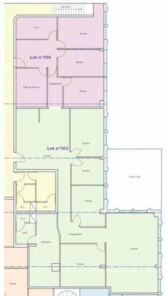 Bureau dans Villeurbanne à louer - Plan d’étage – Image 2 sur 16