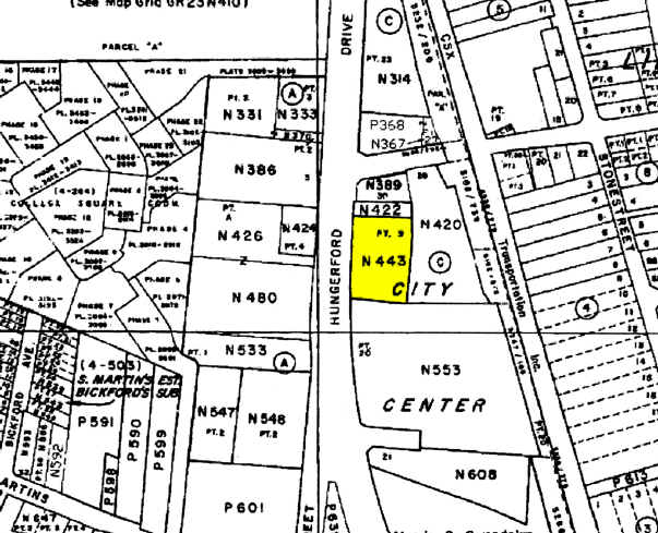 751-763 Hungerford Dr, Rockville, MD à louer - Plan cadastral – Image 2 sur 14
